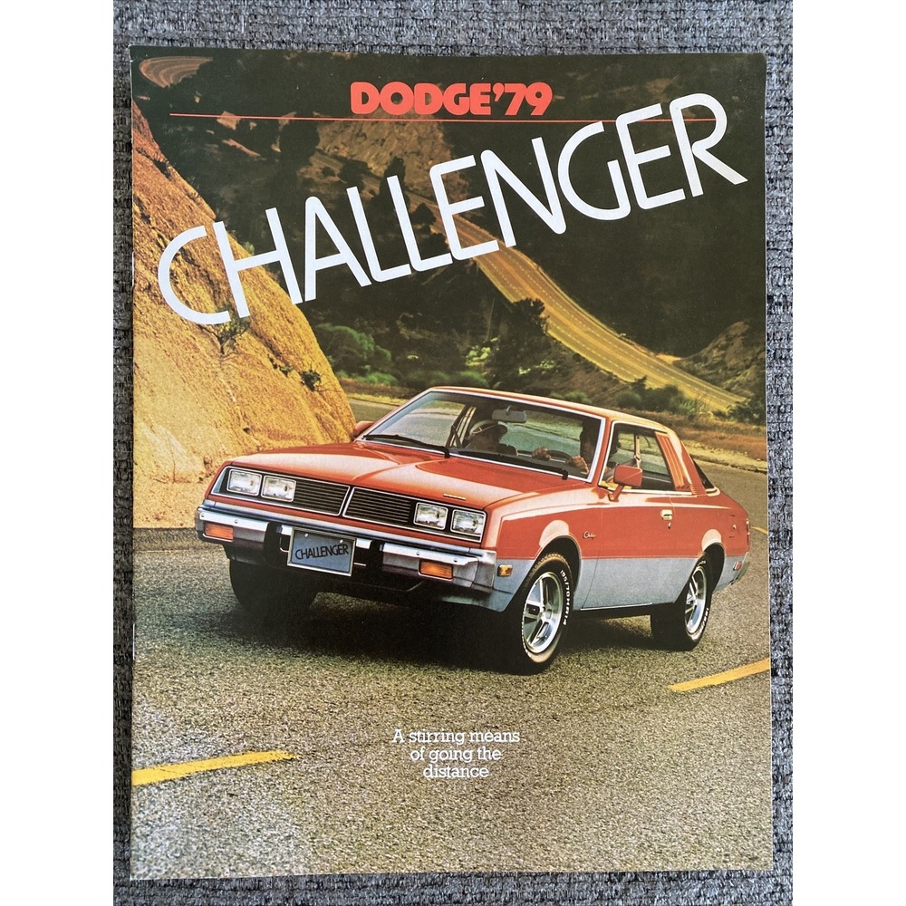 1979 Dodge Challenger Original Car Sales Brochure Catalog Mitsubishi